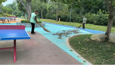 德州园林：游园绿道焕新颜  市民休闲舒心