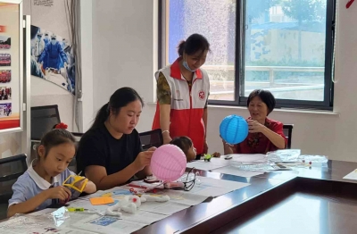 【文化社区建设】天衢新区宋官屯街道大申社区举办儿童醒狮灯笼制作活动