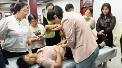 全市中医药适宜技术推广培训班在乐陵市中医院举行