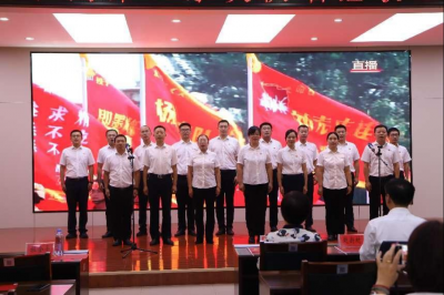 省地矿局第二水文队开展“唱红歌颂祖国”活动