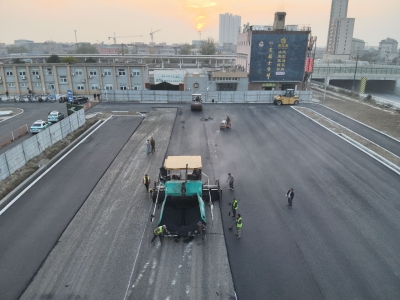 禹城火车站广场改造提升工程进入收尾阶段