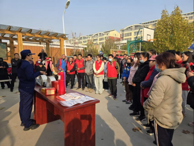 德城区天衢街道：消防救援进社区  筑牢安全“防火墙”