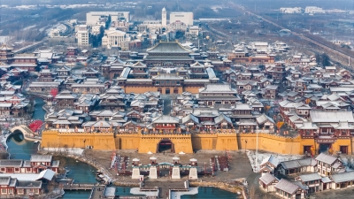 乐陵：雪落枣城美如画