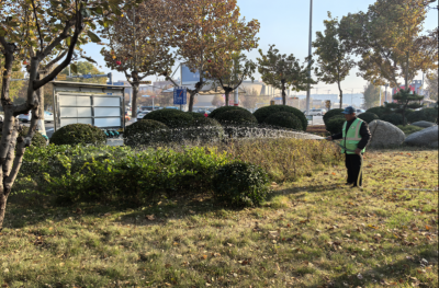 德州园林：严把三道关口 精准实施防冻水浇灌工作