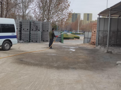 德州城管：严抓物料堆场扬尘治理