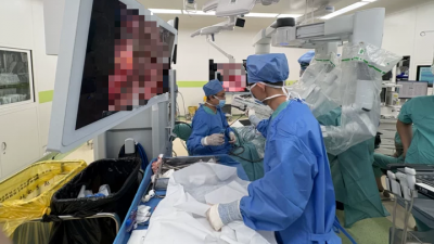 齐鲁医院德州医院肝胆外科实施微创肝肿瘤切除术 