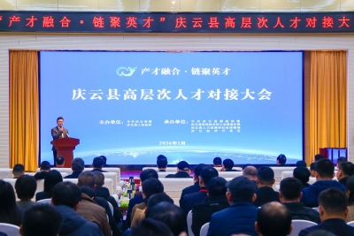产才融合聚动能 提振经济活力涌 | 庆云县举办高层次人才对接大会