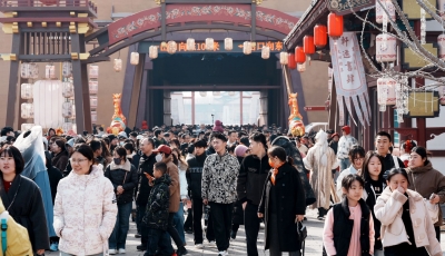 乐陵：游客人流如织，大年初一年味足