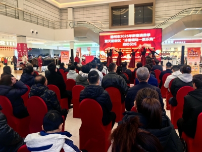 德州市2026年新春消费季暨天衢新区“冰雪嗨玩·一票乐购”在德百奥莱启动