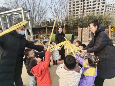 乐陵一幼开展传统美食迎新春活动