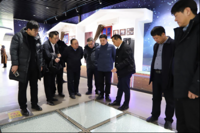 博兴县县委常委、副县长唐全带队到省地矿局第二水文队考察交流