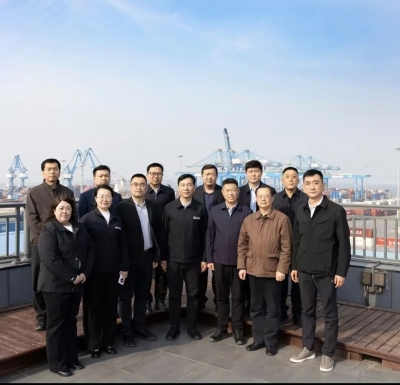 德州市贸促会组团拜访山东港口渤海湾港
