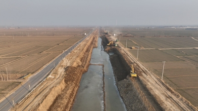 去冬今春，德州积极推进50万亩低洼易涝区治理，助力粮食稳产