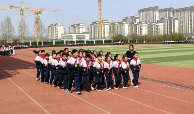 健康第一·德州在行动 | 德州天衢新区杨庄小学举办跑操比赛
