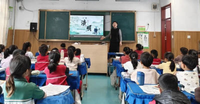 乐陵市大孙乡中心小学开展清明节研学活动