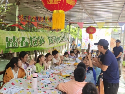 不负春光！长河街道星凯社区把课堂“搬”进春天里