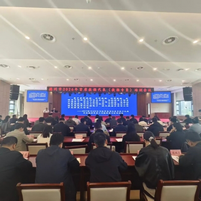 2026年德州市首席数据代表（数据专员）培训会召开