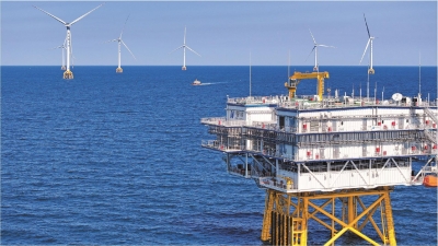 42台“大风车”种到黄海深处