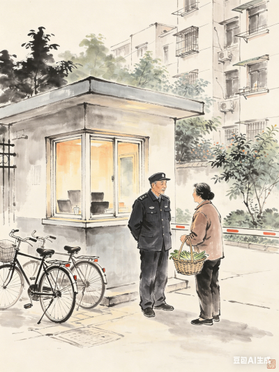 散文｜王立新：门卫老秦