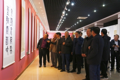 滕化滨书法品鉴与研讨展在德州举办