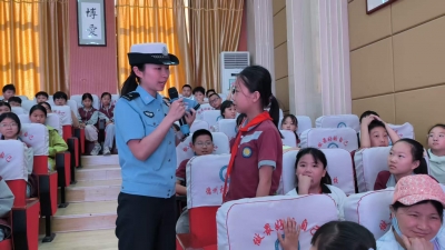 普法润童心 平安伴成长 | 德州市公安局交通管理支队为太阳城小学师生送上安全“大礼包”  