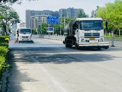 德州环卫：快速处置路面撒漏保洁净  