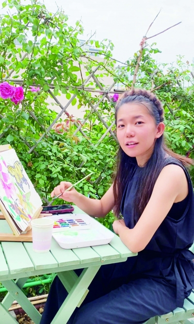 枣乡追梦人 网聚正能量 |“知趣美术工作室”苗苗：画笔绘就艺术梦