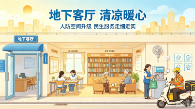 德水观澜 | 从人防纳凉点升级看城市治理温度