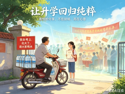 德水观澜 | 升学之喜不在排场，孩子前程不在酒席