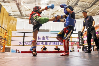 “好运山东”武韵少年武搏联赛在德州举办