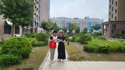 天衢新区宋官屯街道大申社区开展反诈宣传活动