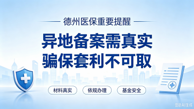 致全市异地就医参保人的一封信