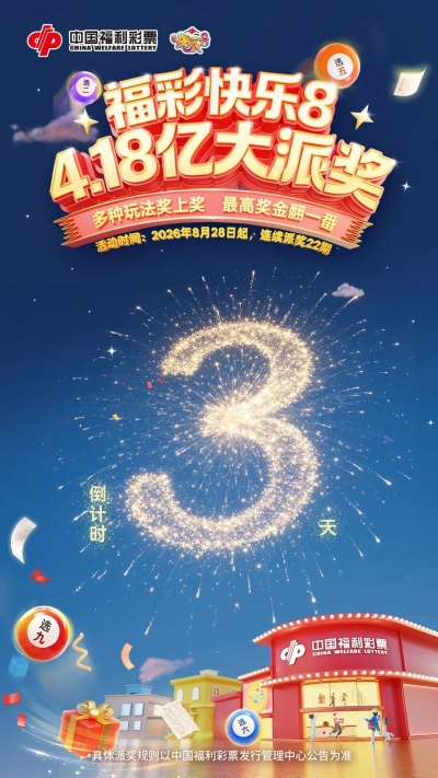福彩快乐8，4.18亿大派奖倒计时3天