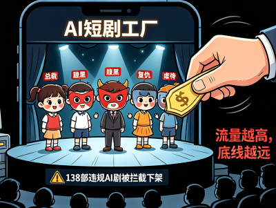 德水观澜 | AI生成的低俗儿童微短剧，为何屡禁不止？