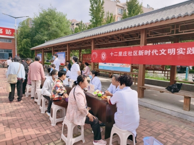 天衢新区宋官屯街道十二里庄社区举办公益市集活动