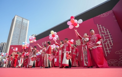 第二十四届德州市青年集体婚礼举办 