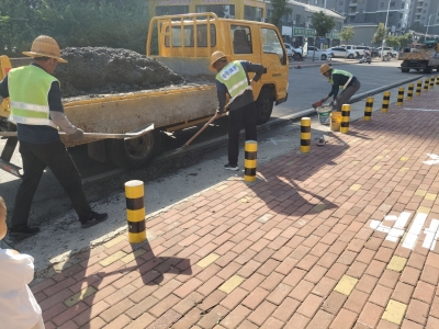 德州市政：完成德开小学北校区门前蒙山路坡道改造