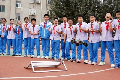 德州市新湖北路小学举办科技节活动