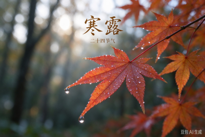 德报说节气 | 今日寒露！天高昼热夜来凉 草木萧疏梧落黄