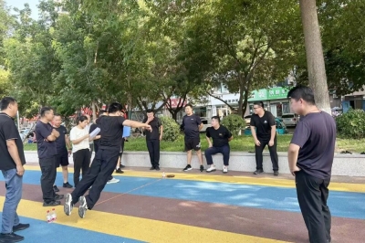 武城县人民法院开展司法警察体能技能训练测试